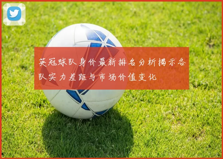 英冠球队身价最新排名分析揭示各队实力差距与市场价值变化